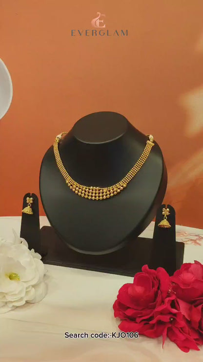 Elegant Antique Necklace & Earrings 06