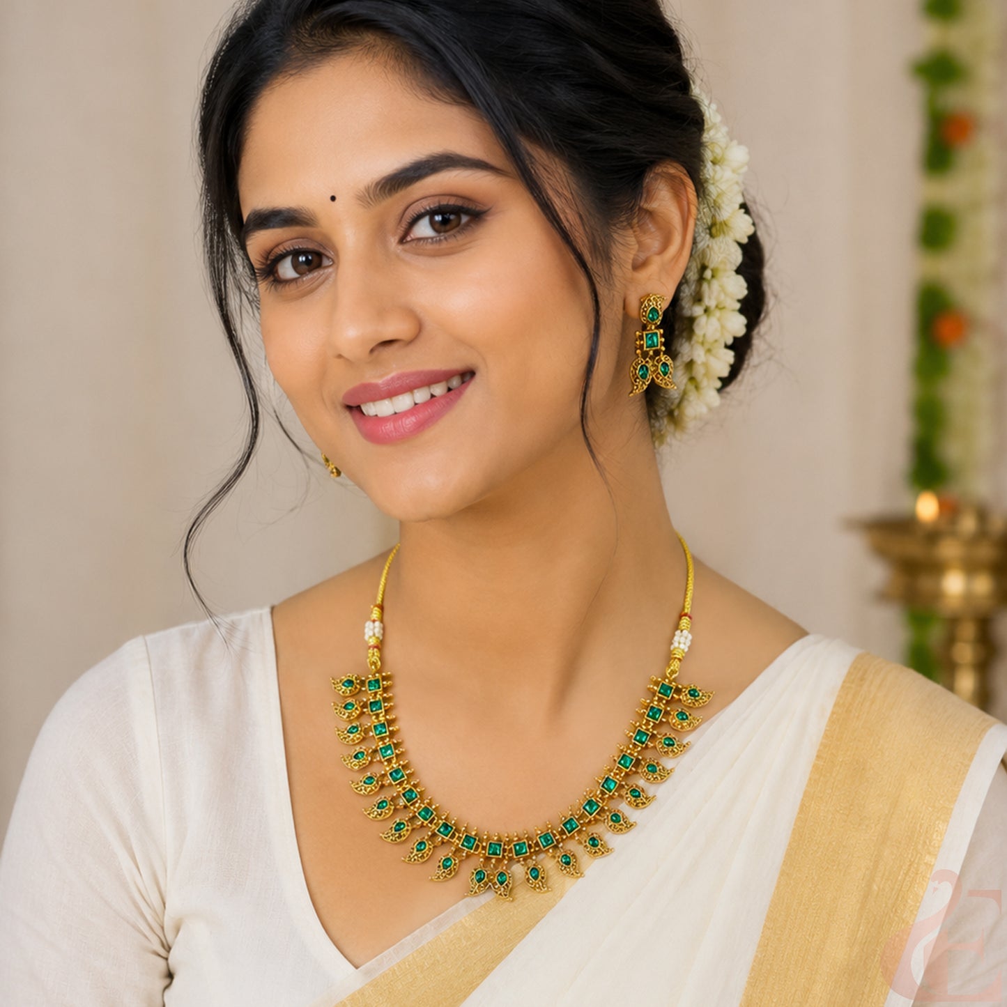 Antique Necklace & Earrings 221
